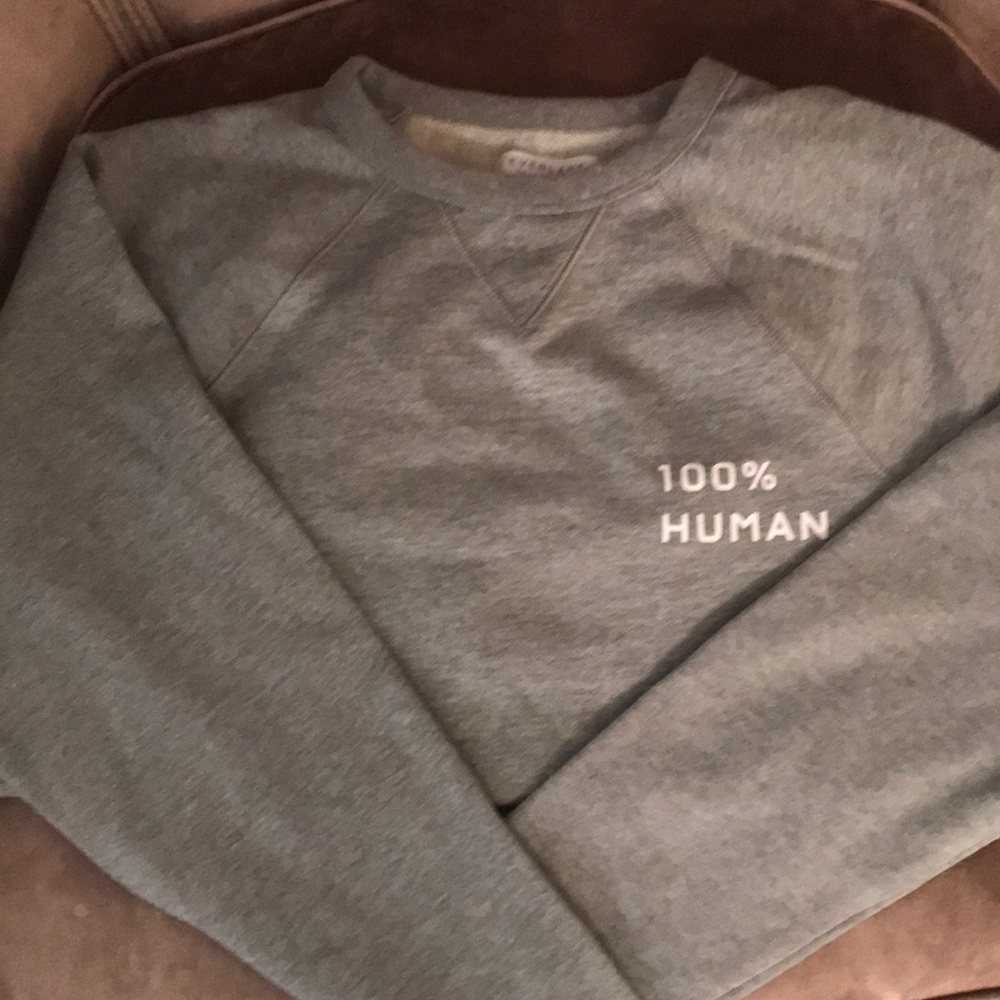 Everlane 100% Human French Terry Grey Sweatshirt